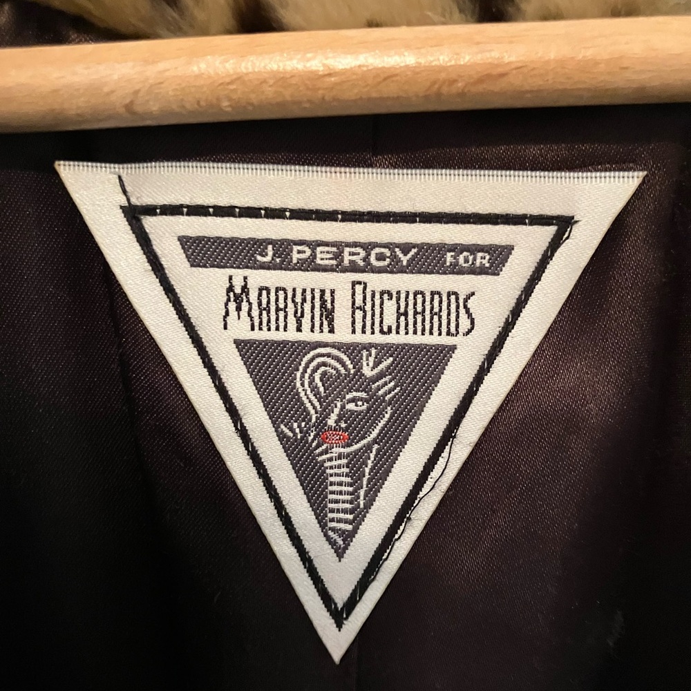 Vintage J. Percy for Marvin Richards Women’s Faux Fur Coat. One Size. - Picture 3 of 6